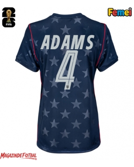 Statele Unite Tyler Adams #4 Echipament de Fotbal Replică Mondial 2026 Femei Deplasare Statele Unite Tyler Adams #4 Echipament de Fotbal Replică Mondial 2026 Femei Deplasare